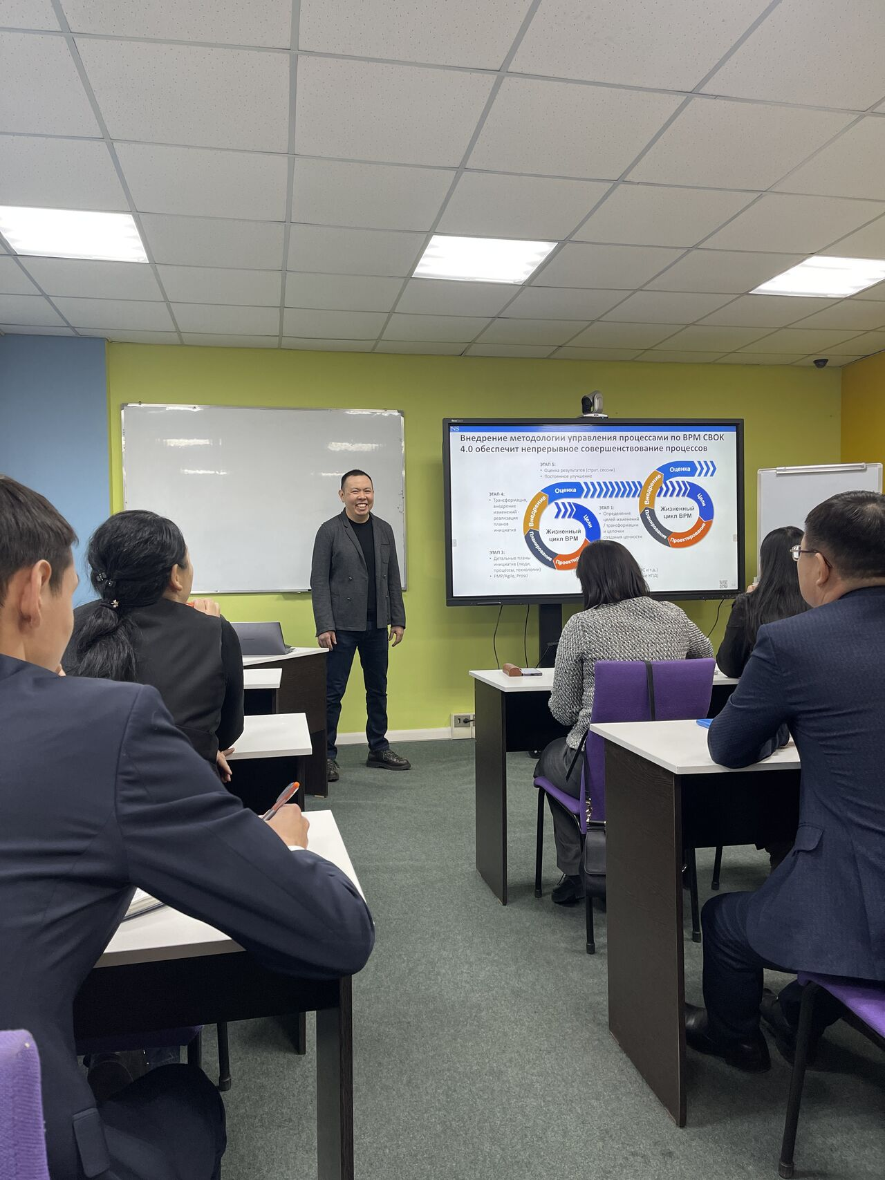 Engaging Discussion on Process Management at the Academy of Public Administration, Kazakhstan