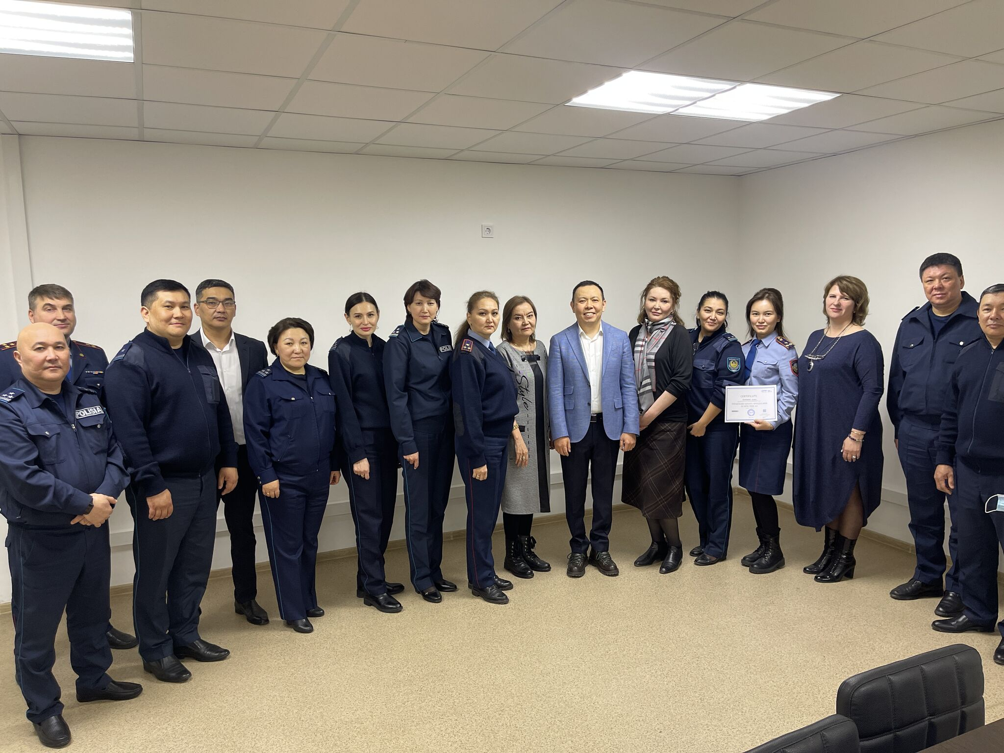 Process management for government agencies: successful training for employees of the Ministry of Internal Affairs of Kazakhstan.