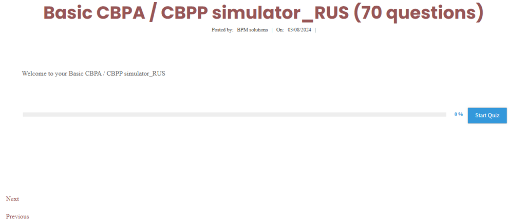 CBPP Basic
